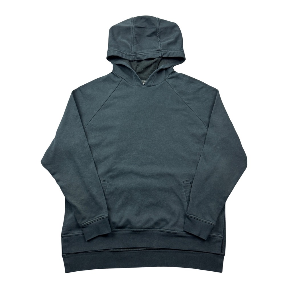 Nike Dri-FIT Versa Vented Women Large Black Pullover Hoodie Side Slit Pockets